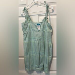 Rue21 Green Plaid Mini Dress